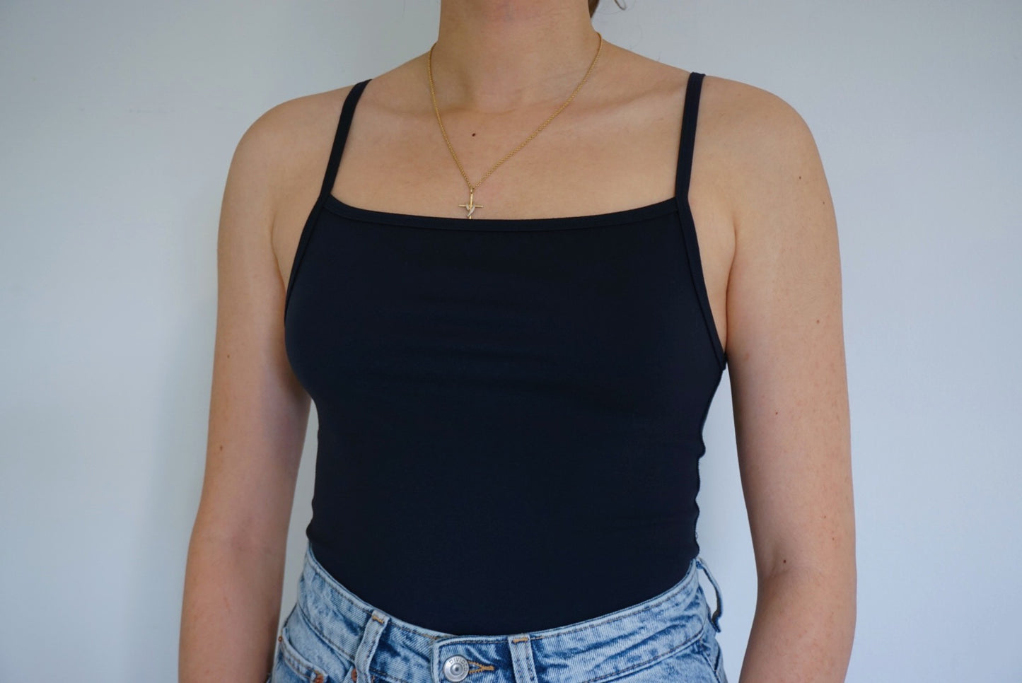 Spaghetti Strap Women's Bodysuit